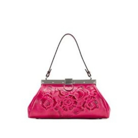 Rare Patricia Nash barbie pink top handle bag - Picture 2 of 16